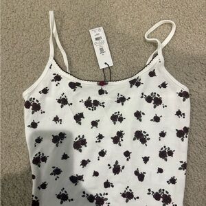 Garage Floral Spaghetti Strap Tank Top
